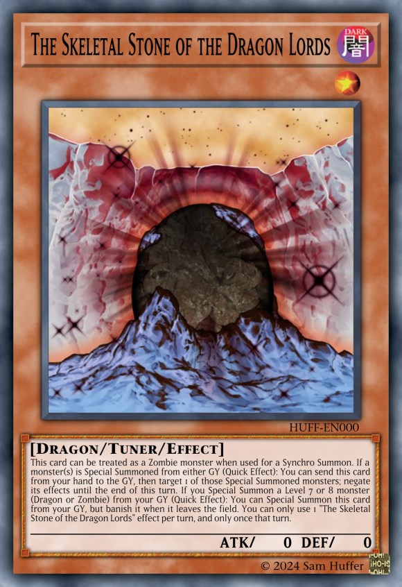 The Skeletal Stone of the Dragon Lords